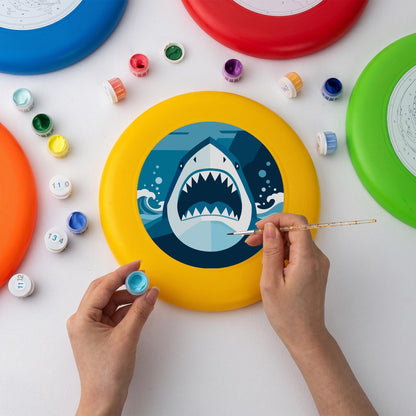 Deep Blue Shark (Paint by Numbers Flying Disc)