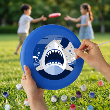 Deep Blue Shark (Paint by Numbers Flying Disc)