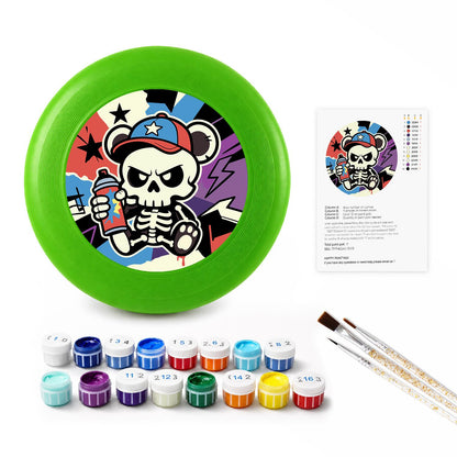 Stars and Stripes Skull (Paint by Numbers Flying Disc)
