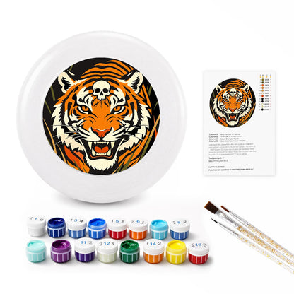 Roaring Tiger (Paint by Numbers Flying Disc)