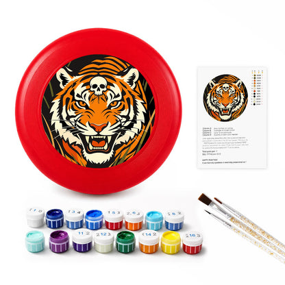 Roaring Tiger (Paint by Numbers Flying Disc)