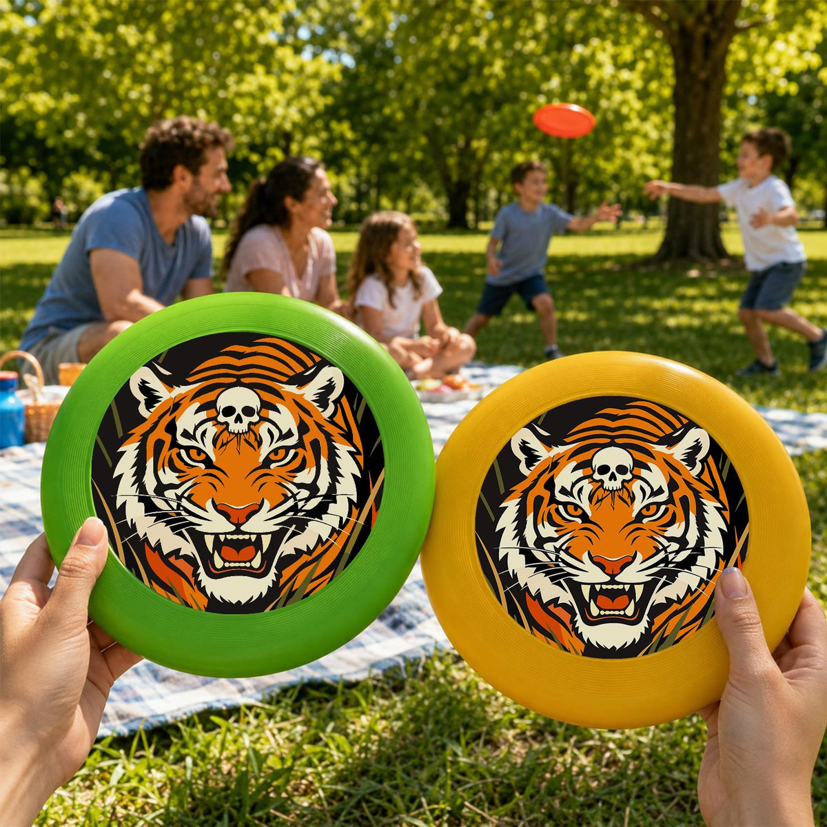 Roaring Tiger (Paint by Numbers Flying Disc)