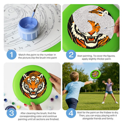 Roaring Tiger (Paint by Numbers Flying Disc)