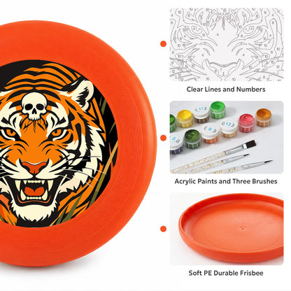 Roaring Tiger (Paint by Numbers Flying Disc)