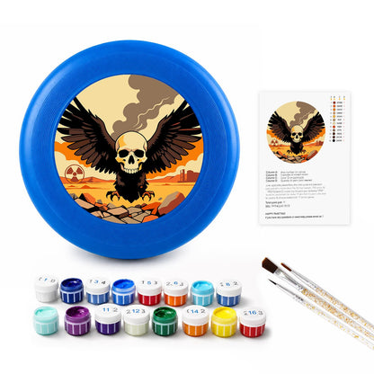 Winged Skull (Paint by Numbers Flying Disc)
