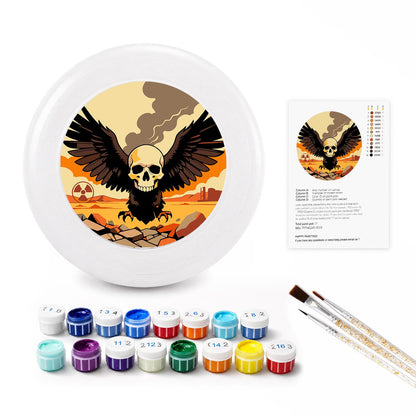 Winged Skull (Paint by Numbers Flying Disc)