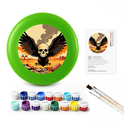Winged Skull (Paint by Numbers Flying Disc)