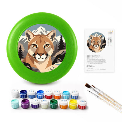 Mountain Cougar (Paint by Numbers Flying Disc)