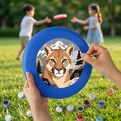 Mountain Cougar (Paint by Numbers Flying Disc)