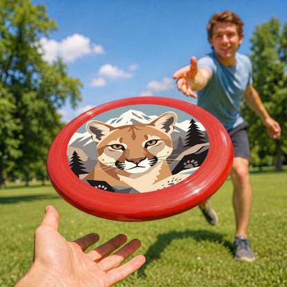Mountain Cougar (Paint by Numbers Flying Disc)
