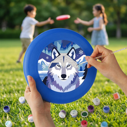 Arctic Wolf (Paint by Numbers Flying Disc)
