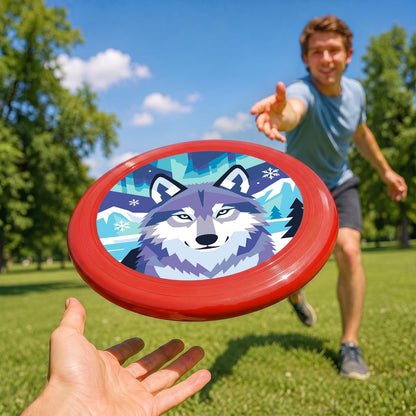 Arctic Wolf (Paint by Numbers Flying Disc)