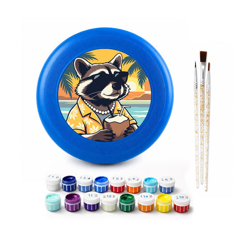 Cool Raccoon (Paint by Numbers Flying Disc)