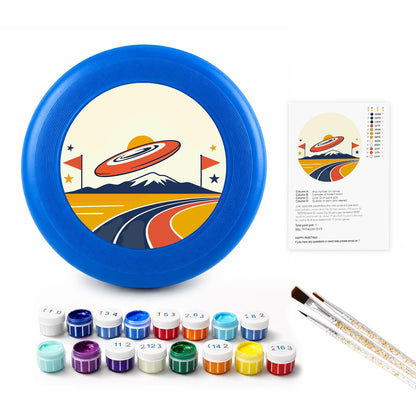 Flying Saucer Road Trip (Paint by Numbers Flying Disc)