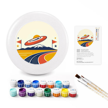 Flying Saucer Road Trip (Paint by Numbers Flying Disc)