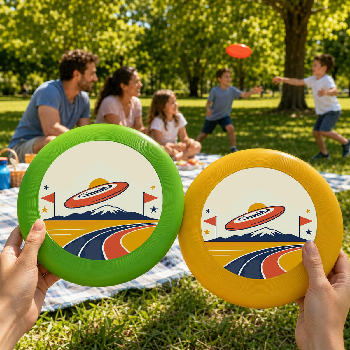 Flying Saucer Road Trip (Paint by Numbers Flying Disc)