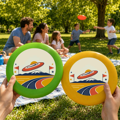 Flying Saucer Road Trip (Paint by Numbers Flying Disc)