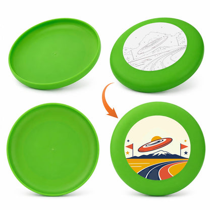 Flying Saucer Road Trip (Paint by Numbers Flying Disc)