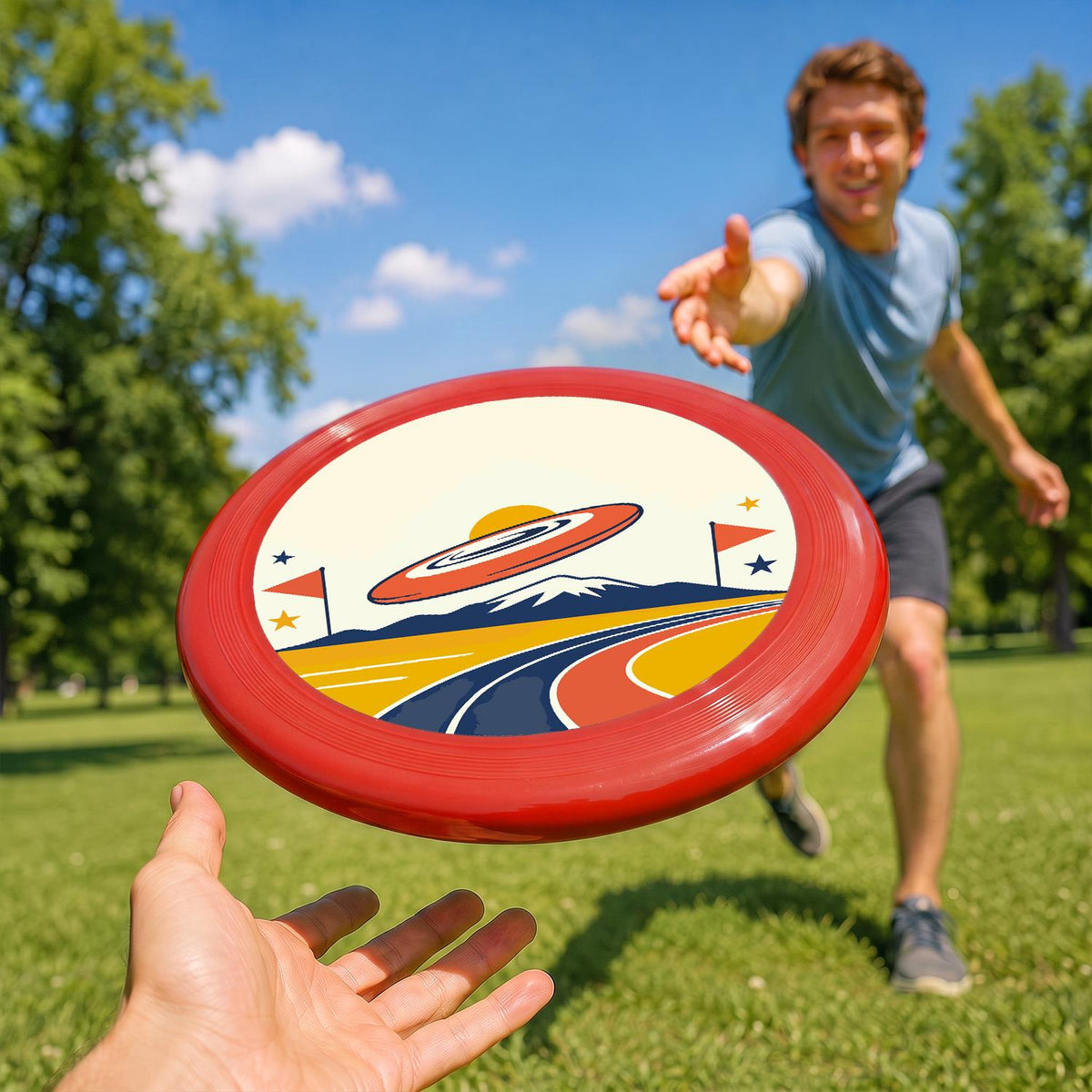 Flying Saucer Road Trip (Paint by Numbers Flying Disc)