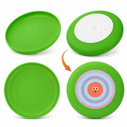 Orange Concentric Face (Paint by Numbers Flying Disc)