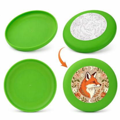 Fox in an Autumn Circle (Paint by Numbers Flying Disc)