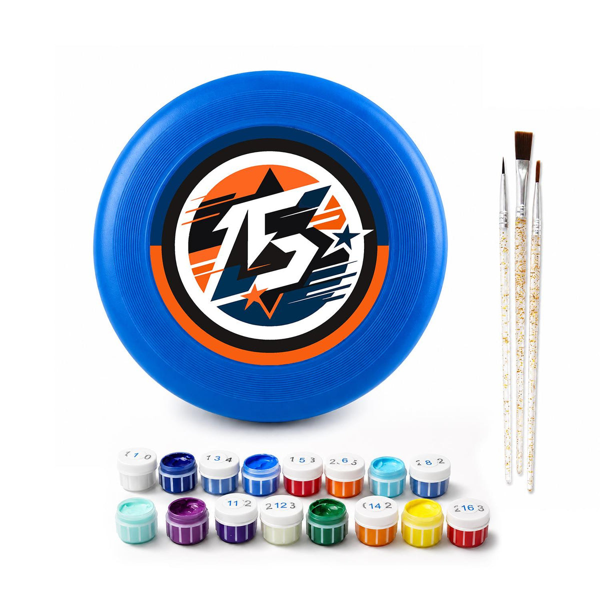 Racing Number Thirteen (Paint by Numbers Flying Disc)