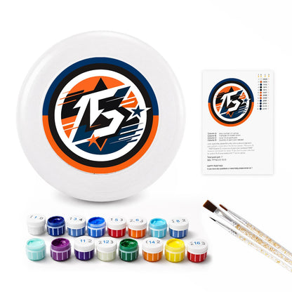 Racing Number Thirteen (Paint by Numbers Flying Disc)
