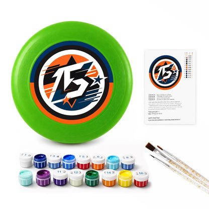 Racing Number Thirteen (Paint by Numbers Flying Disc)