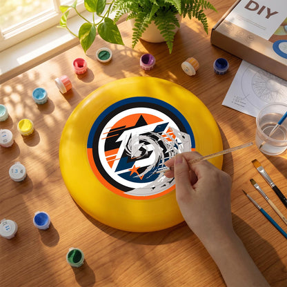 Racing Number Thirteen (Paint by Numbers Flying Disc)