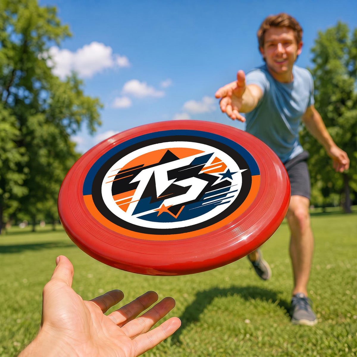 Racing Number Thirteen (Paint by Numbers Flying Disc)