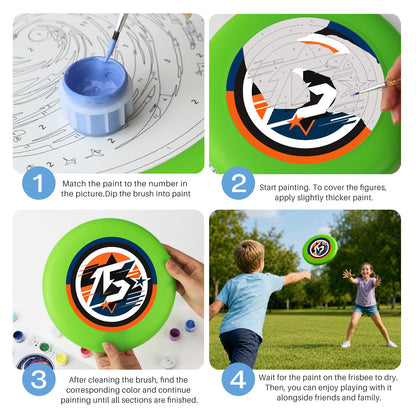 Racing Number Thirteen (Paint by Numbers Flying Disc)