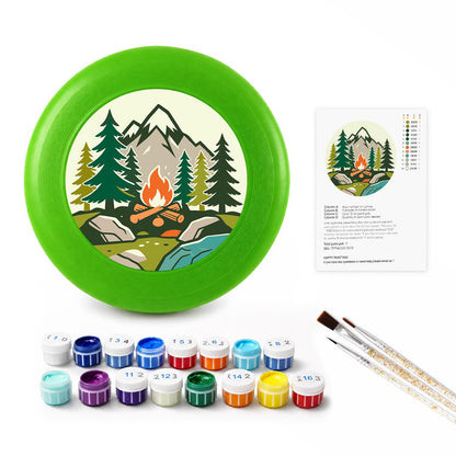 Mountain Camping (Paint by Numbers Flying Disc)