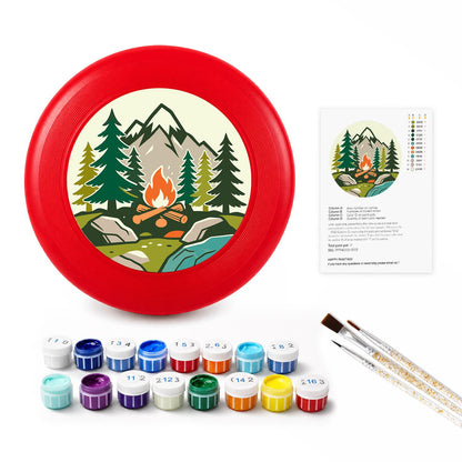 Mountain Camping (Paint by Numbers Flying Disc)