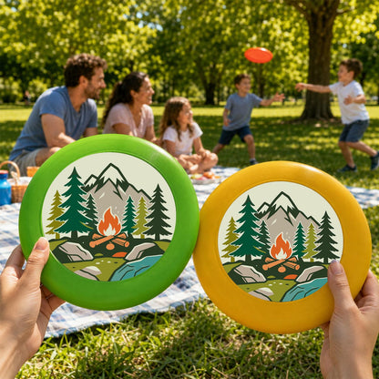 Mountain Camping (Paint by Numbers Flying Disc)