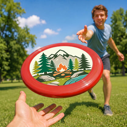 Mountain Camping (Paint by Numbers Flying Disc)