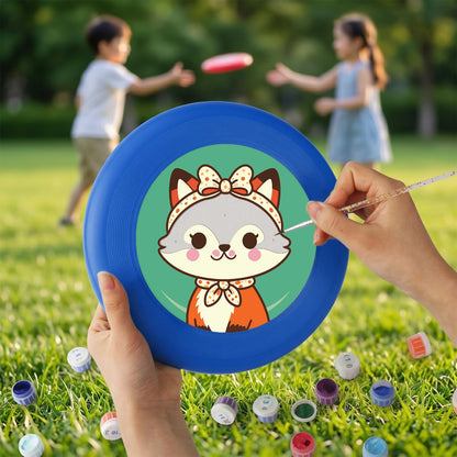 Little Fox with a Scarf (Paint by Numbers Flying Disc)