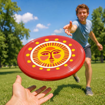 Golden Sun Face (Paint by Numbers Flying Disc)