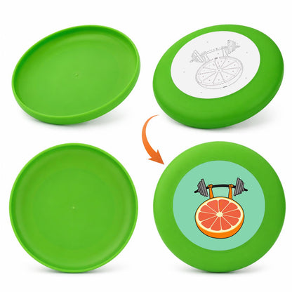Orange Slice Dumbbell (Paint by Numbers Flying Disc)