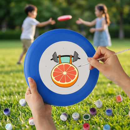 Orange Slice Dumbbell (Paint by Numbers Flying Disc)
