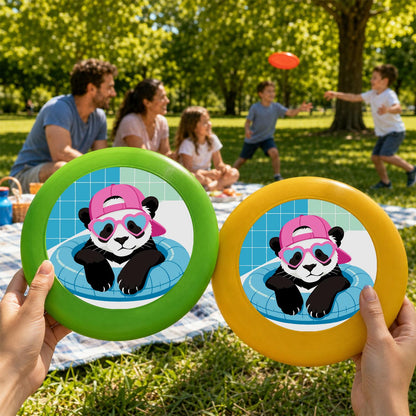 Cool Pink Panda (Paint by Numbers Flying Disc)