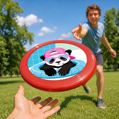 Cool Pink Panda (Paint by Numbers Flying Disc)