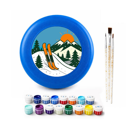 Mountain Ski Adventure (Paint by Numbers Flying Disc)