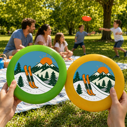 Mountain Ski Adventure (Paint by Numbers Flying Disc)
