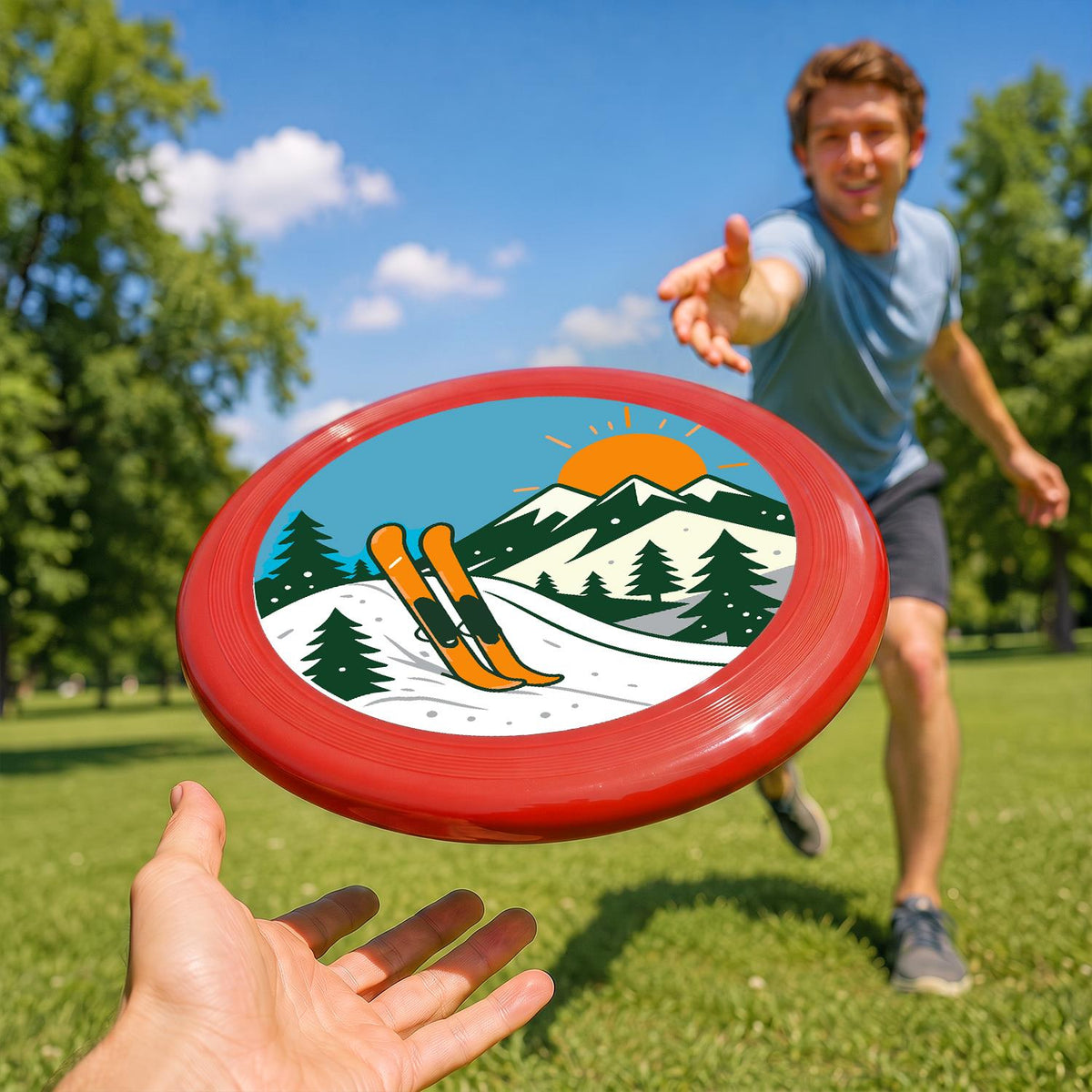 Mountain Ski Adventure (Paint by Numbers Flying Disc)
