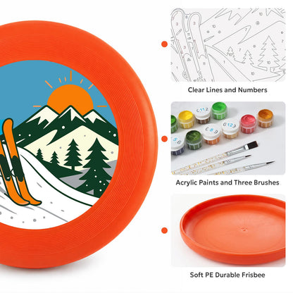 Mountain Ski Adventure (Paint by Numbers Flying Disc)