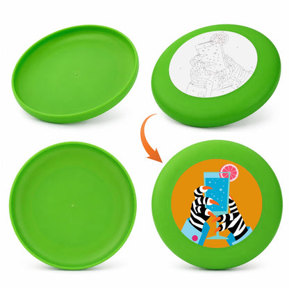 Zebra Phone Selfie (Paint by Numbers Flying Disc)