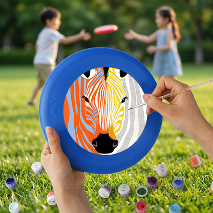 Rainbow Zebra (Paint by Numbers Flying Disc)