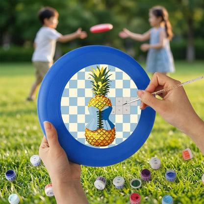Pineapple Checkerboard (Paint by Numbers Flying Disc)