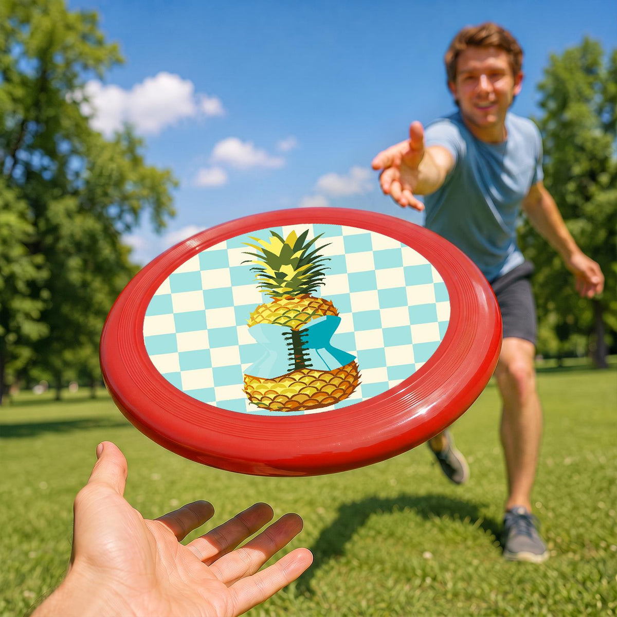 Pineapple Checkerboard (Paint by Numbers Flying Disc)