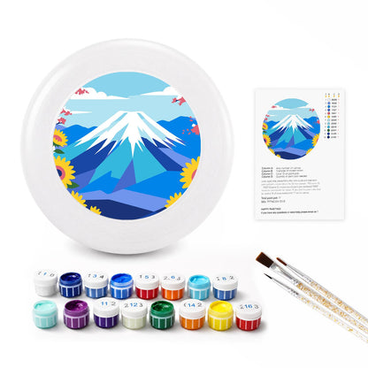 Blue Mountain Peak (Paint by Numbers Flying Disc)